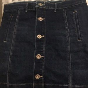 Blue jean skirt